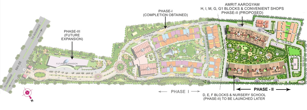 Amrit Arogyam layout-plan1 3BHK Flat For Sale